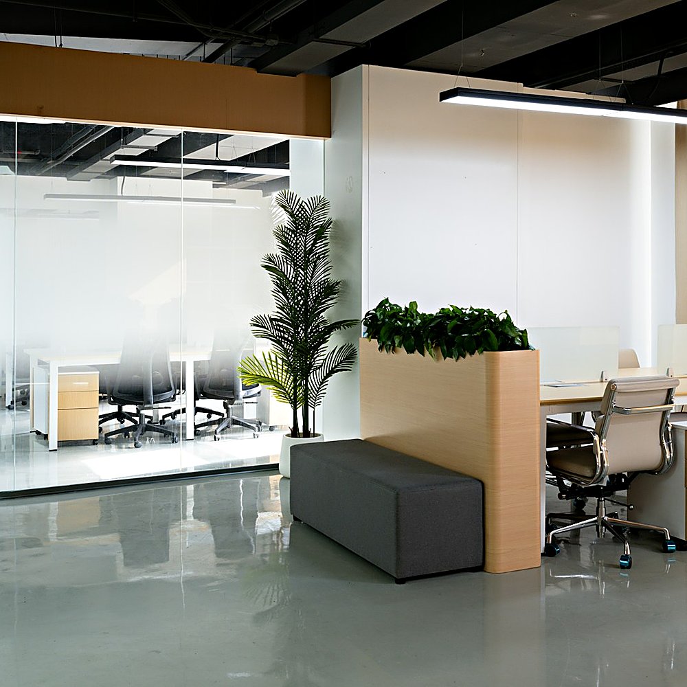 Japandi style office designed by Next Level Design