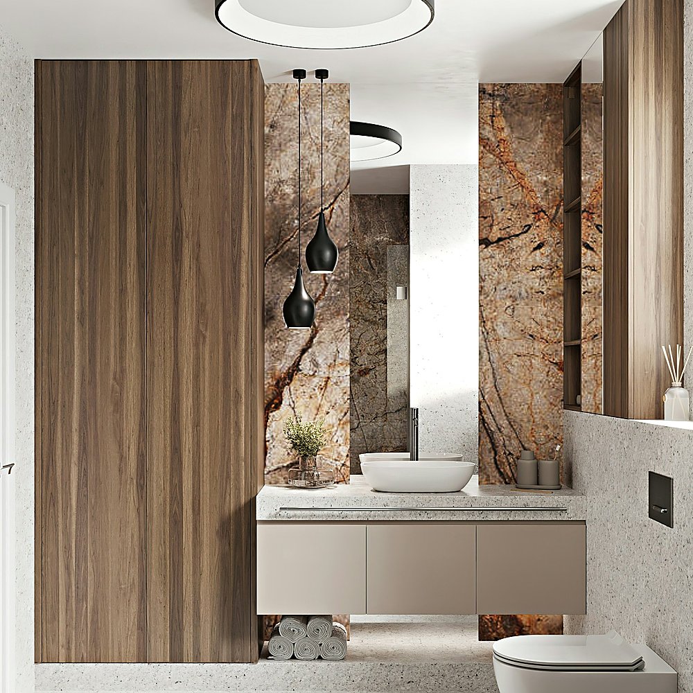 Organic Modern style bathroom designed by Next Level Design